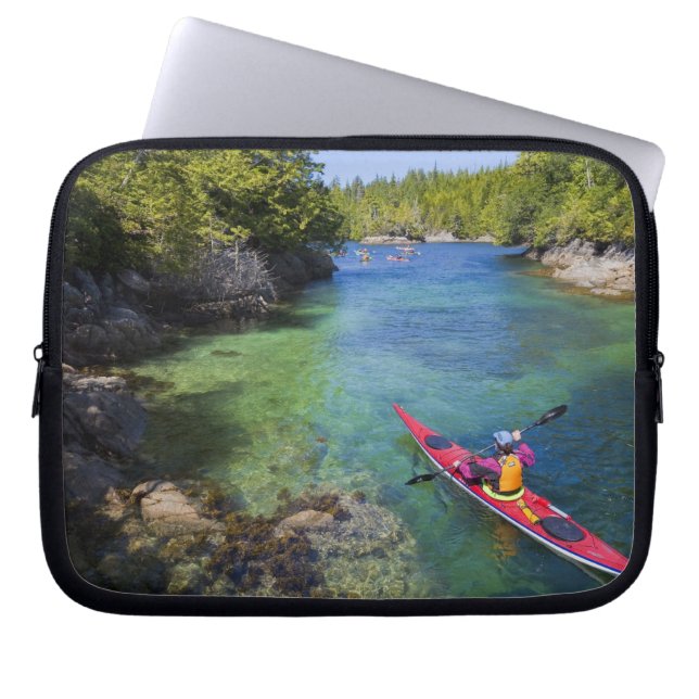 Canada, Brits-Columbia, Vancouver eiland. Zee Laptop Sleeve (Voorkant)