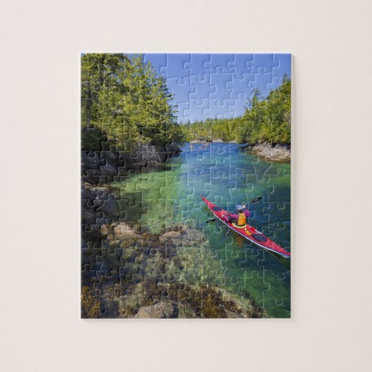 Canada, Brits-Columbia, Vancouver-eiland. Zee Legpuzzel (Verticaal)