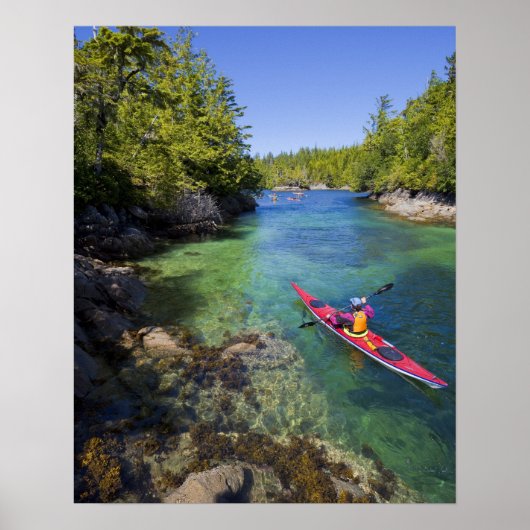 Canada, Brits-Columbia, Vancouver-eiland. Zee Poster (Voorkant)