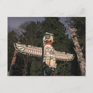 Canada, Brits-Columbia, Vancouver. Inheems Briefkaart