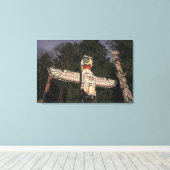 Canada, Brits-Columbia, Vancouver. Inheems Canvas Afdruk (Insitu (Houten vloer))