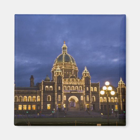 CANADA, Brits-Columbia, Victoria. Avond Magneet (Voorkant)