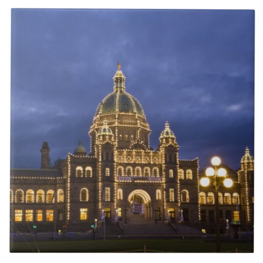 CANADA, Brits-Columbia, Victoria. Avond Tegeltje (Voorkant)