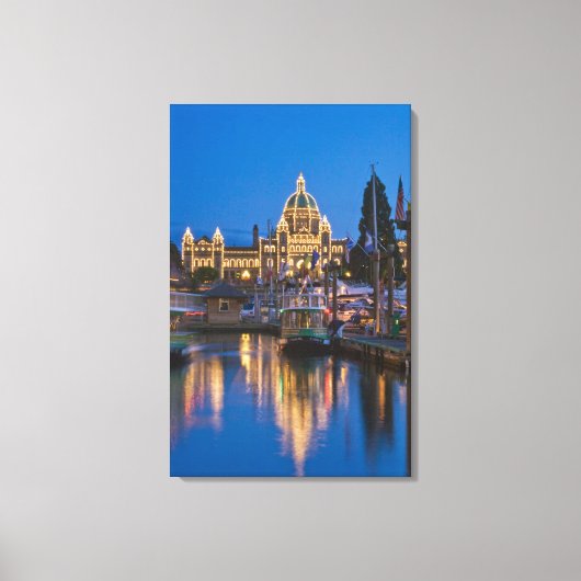 Canada, Brits-Columbia, Victoria, Binnen Canvas Afdruk (Voorkant)