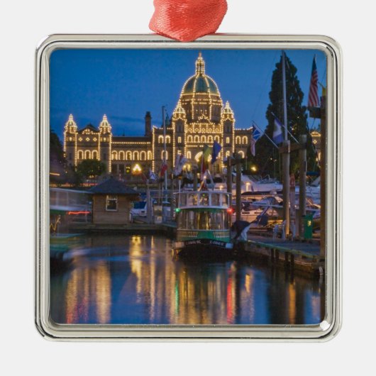 Canada, Brits Columbia, Victoria, Binnen Metalen Ornament (Voorkant)