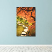 CANADA, Brits-Columbia, Victoria. Herfst Canvas Afdruk (Insitu (Houten vloer))