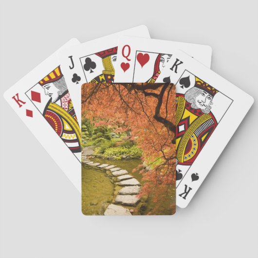 CANADA, Brits-Columbia, Victoria. Herfst Speelkaarten (Achterkant)