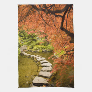 CANADA, Brits-Columbia, Victoria. Herfst Theedoek