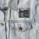 Canada, Brits-Columbia, Yoho Nationaal Park. Vierkante Button 5,1 Cm (In situ)