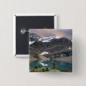 Canada, Brits-Columbia, Yoho Nationaal Park. Vierkante Button 5,1 Cm (Voorkant /achterkant)