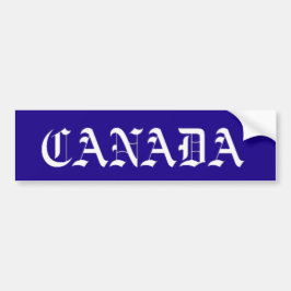 CANADA BUMPERSTICKER