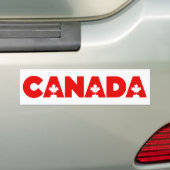 Canada Bumpersticker (Op auto)