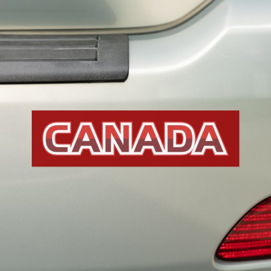 Canada Bumpersticker (Op auto)