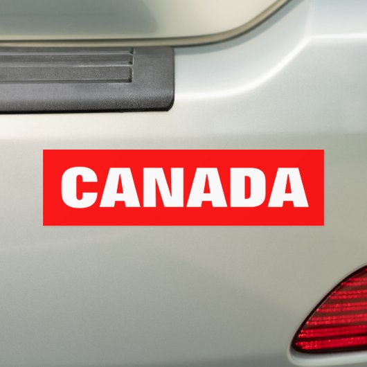 Canada Bumpersticker (Op auto)