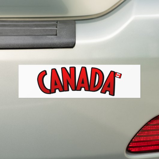 Canada Bumpersticker (Op auto)