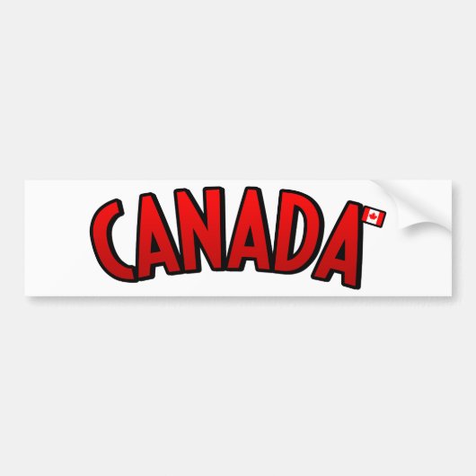 Canada Bumpersticker (Voorkant)