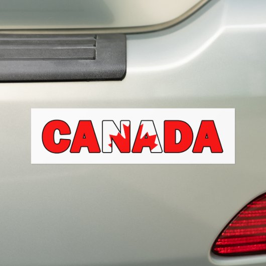 Canada Bumpersticker (Op auto)