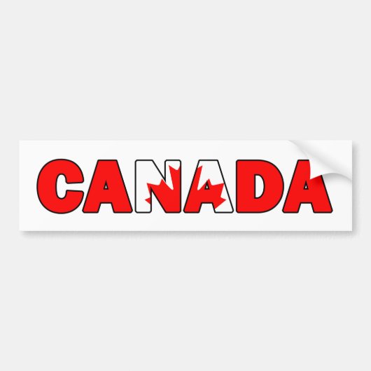 Canada Bumpersticker (Voorkant)