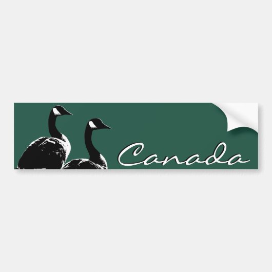Canada Bumpersticker Canada Gese Stickers (Voorkant)