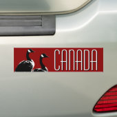 Canada Bumpersticker Canada Gese Stickers (Op auto)