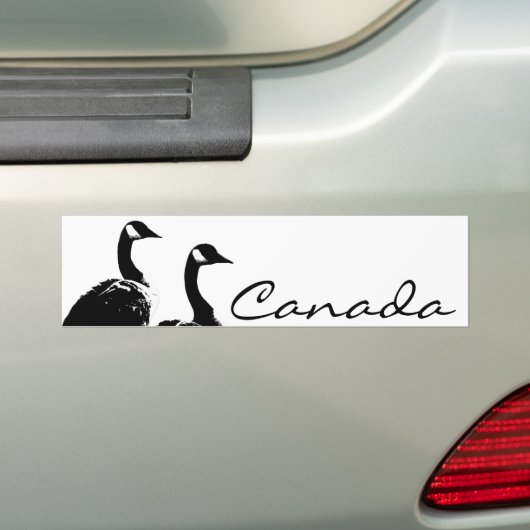 Canada Bumpersticker Canada Gese Stickers (Op auto)