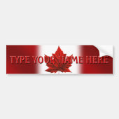 Canada Bumperstickers Gepersonaliseerd CN Flag Sti (Voorkant)