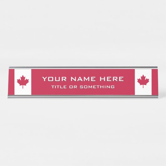 Canada Bureau Naambordje (Voorkant)