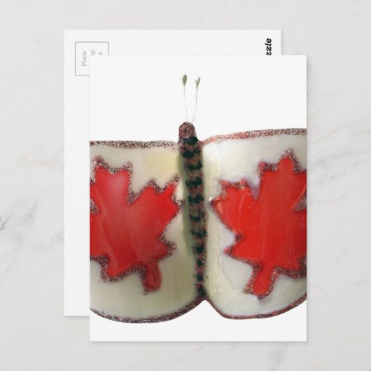 Canada Butterfly Briefkaart (Voorkant / Achterkant)