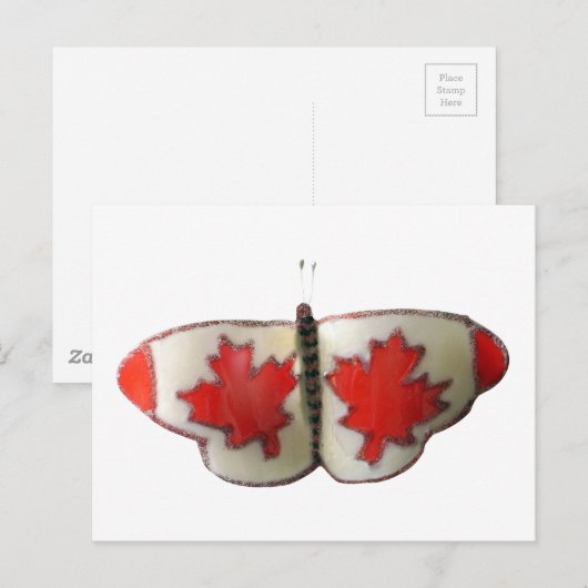 Canada Butterfly Briefkaart (Voorkant / Achterkant)