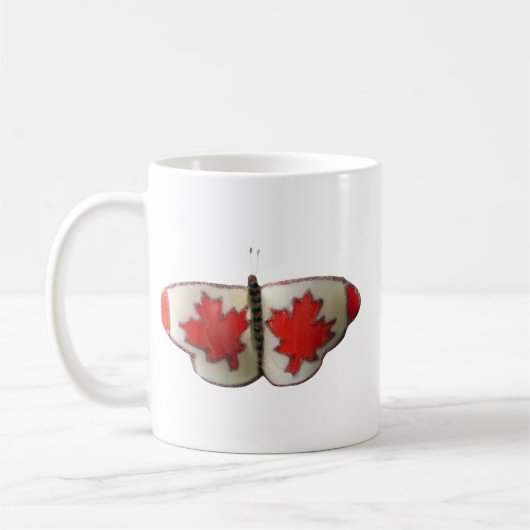 Canada Butterfly Koffiemok (Links)