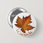 Canada Button Canada Maple Leaf Souvenir Buttonnen (Voorkant /achterkant)