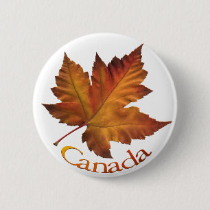 Canada Button Canada Maple Leaf Souvenir Buttonnen