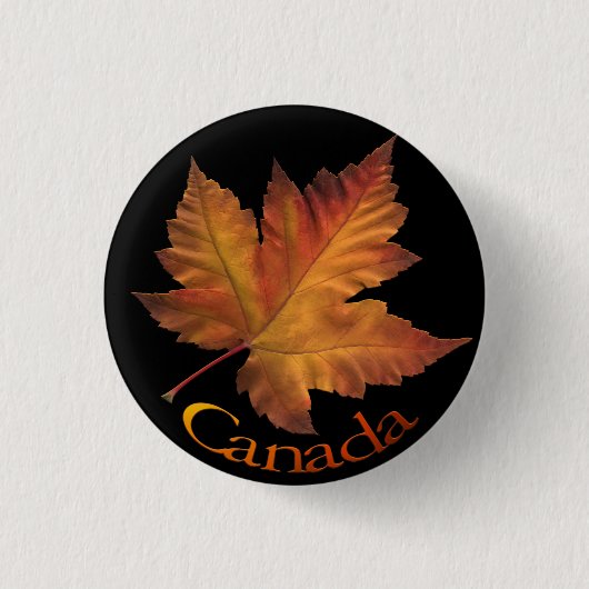 Canada Button Canada Maple Leaf Souvenir Buttonnen (Voorkant)
