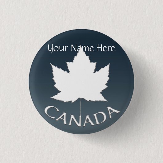 Canada Buttonnen Custom Canada Maple Leaf Buttonne Ronde Button 3,2 Cm (Voorkant)