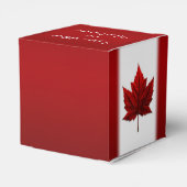 Canada Cadeaudoos Personaliseer Canadese vlag Cade Bedankdoosjes (Achterkant)