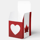 Canada Cadeaudoos Personaliseer Canadese vlag Cade Bedankdoosjes (Geopend)