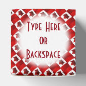 Canada Cadeaudoos Personaliseer Canadese vlag Cade Bedankdoosjes (Bovenkant)