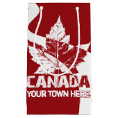 Canada Cadeautassen Aangepaste Canada Esdoornblad Klein Cadeauzakje (Voorkant)