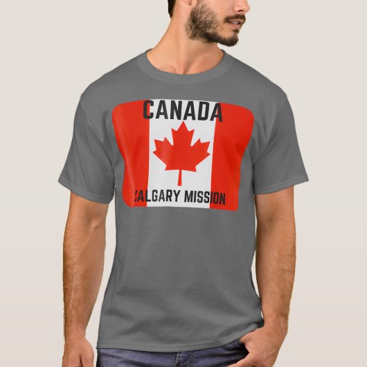 Canada Calgary LDS Mormon Mission T-shirt (Voorkant)
