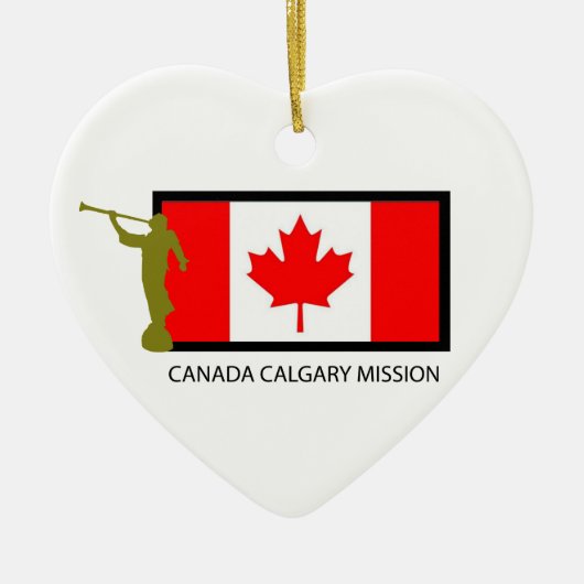 CANADA CALGARY MISSIE LDS CTR KERAMISCH ORNAMENT (Voorkant)
