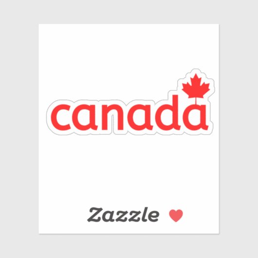 Canada, Canada Dag Canadezen, Canadees Sticker (Vel)
