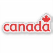 Canada, Canada Dag Canadezen, Canadees Sticker (Voorkant)