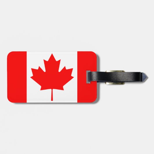 Canada Canadees Bagagelabel voor het reizen van vl (Achterkant horizontaal)