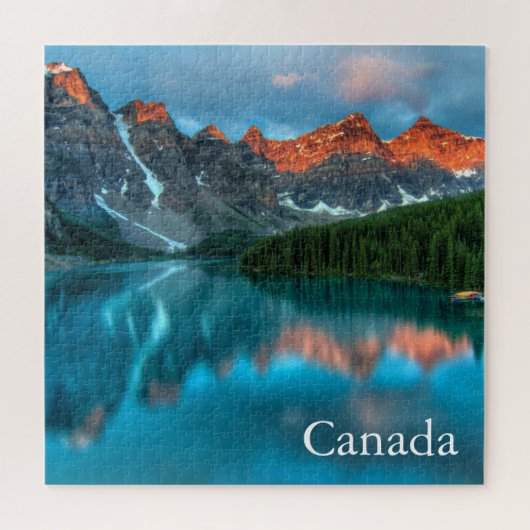 Canada Canadees Lake Banff  Legpuzzel (Horizontaal)