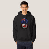 Canada Canadese Australian Australia Tree Roots Hoodie (Voorkant volledig)