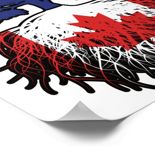 Canada Canadese Australian Australia Tree Roots Poster (Hoek)