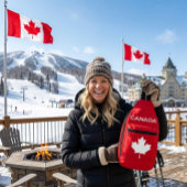 CANADA. Canadese esdoornblad. Patriottisch. Heupta Sling Bag