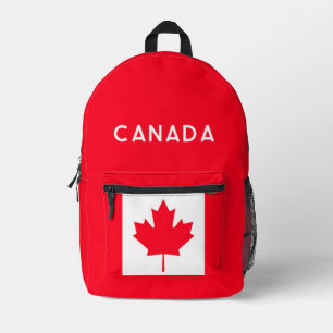 CANADA. Canadese esdoornblad vlag. Patriottisch.  Bedrukte Rugzak