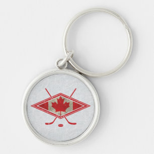 Canada Canadese Hockey Flag Keyring Sleutelhanger