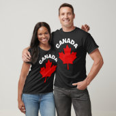 Canada Canadese maaple Leaf Country Flag 1 T-shirt (Unisex)